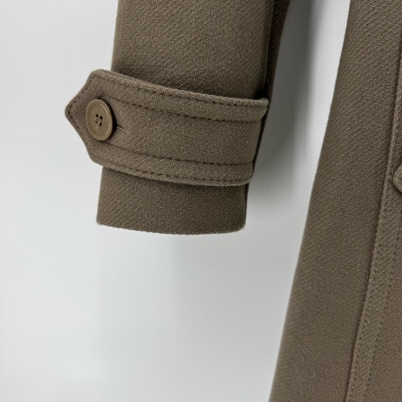 Burberry Double-Breasted wool cashmere Trench Coat with belt sz2 - Picture 4 of 16